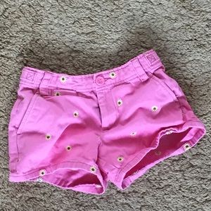 Pink sunflowers shorts